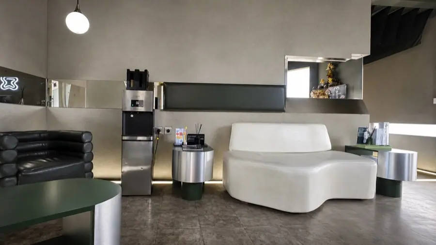 Lobby lounge at FLOSS Dental Studio Bali