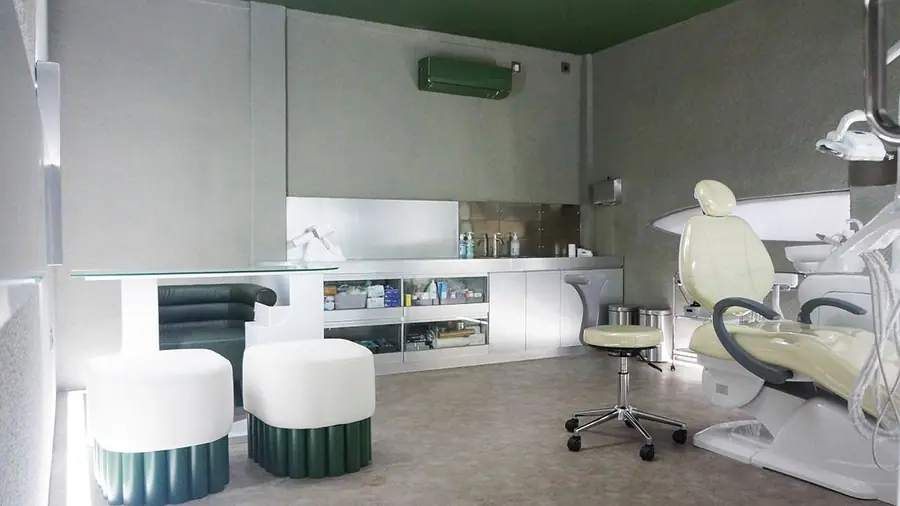 Studio 1 treatment room at FLOSS Dental Studio Bali