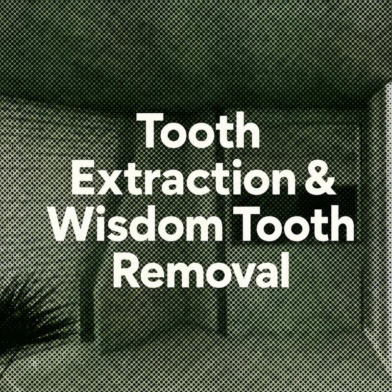 Tooth extraction and wisdom tooth removal at FLOSS Dental Studio